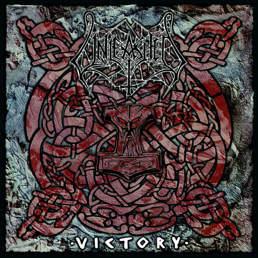 Unleashed - Victory, LP (oxblood/silver swirl)